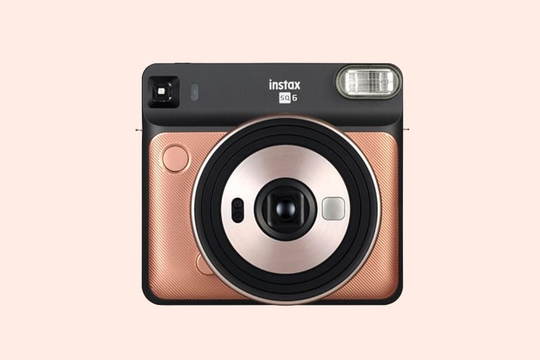 Fujifilm Instax SQUARE SQ6 Camera in Blush Gold | Hypebae