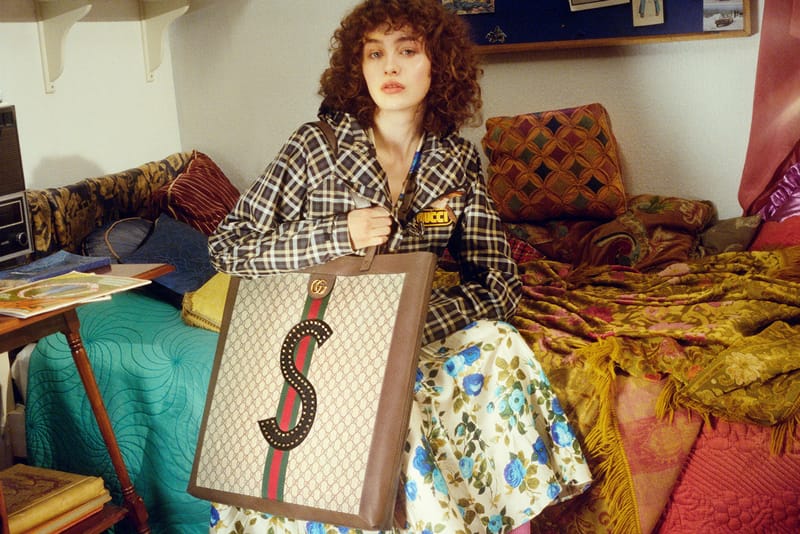 GUCCI DIY スカジャン GUCCI X ADIDAS Suede Madeira Nylon Jacquard GG Monogram