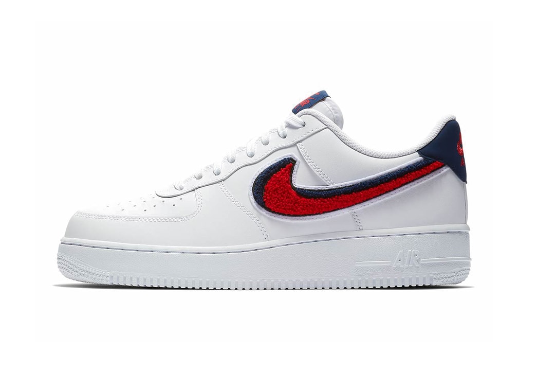 Nike air force 1 low 3d chenille swoosh online