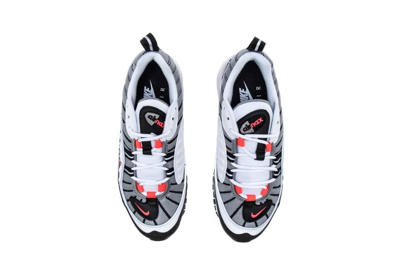 wmns air max 98 solar red