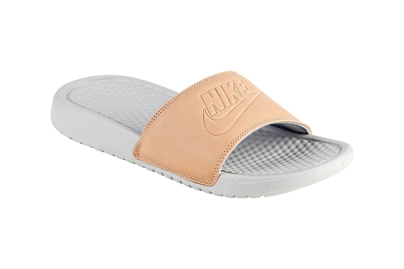 Nike slides with 2024 strap on back