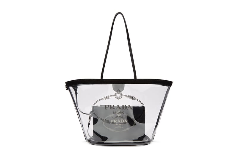 Prada see through online bag