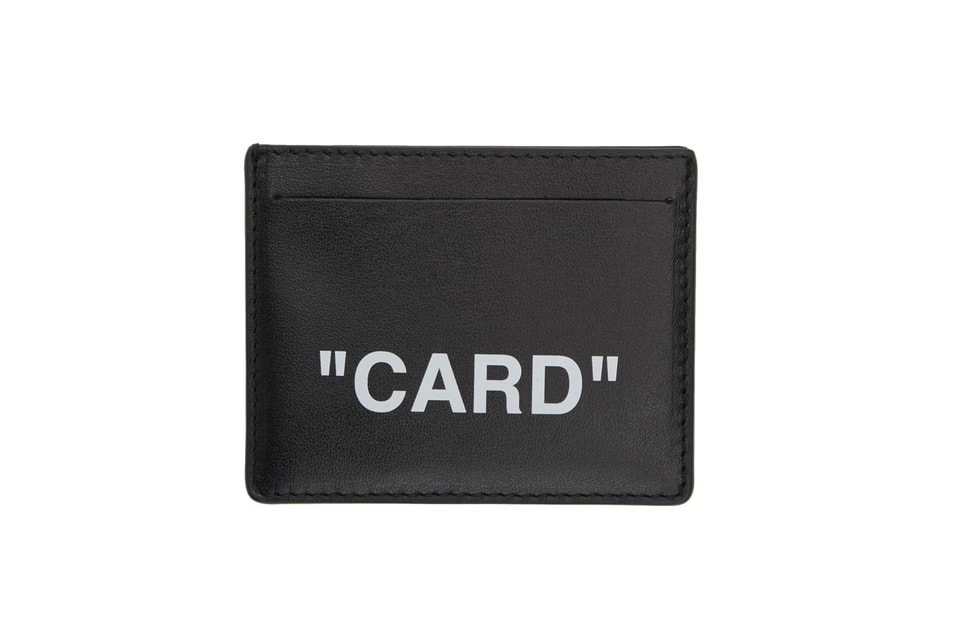 Off-White™ Drops Black Card And Passport Holders | Hypebae