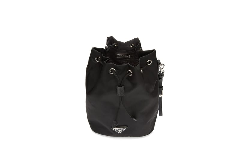 Prada bucket bag hot sale