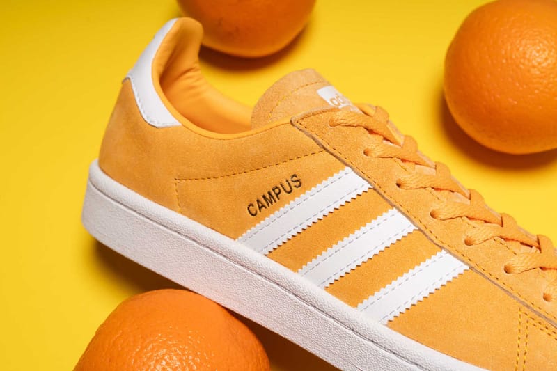 Chalk orange adidas store campus shoes