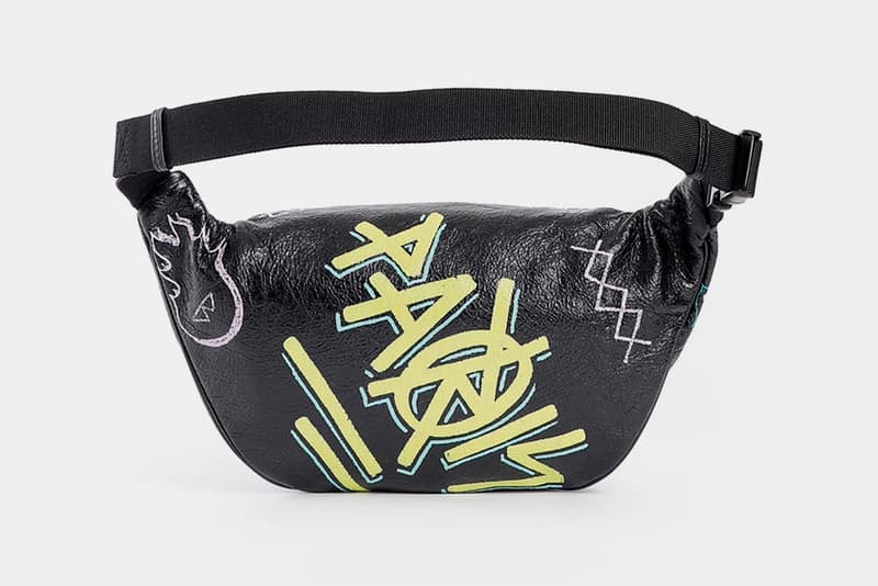 Balenciaga Releases Graffiti Leather Fanny Pack HYPEBAE
