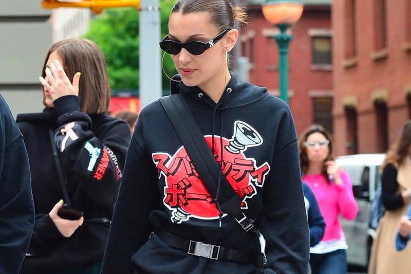 Bella Hadid Wears Spaghetti Boys Japanese Hoodie | Hypebae