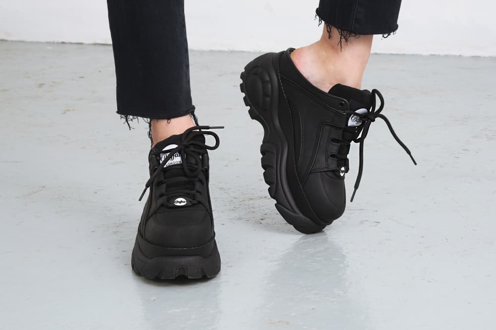 buffalo london black platform