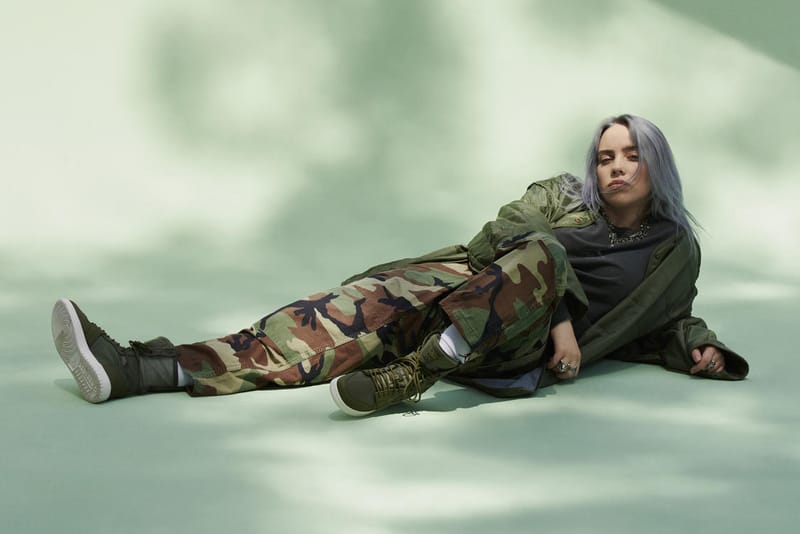 Billie eilish camo jacket best sale