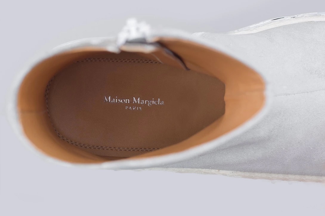 Maison Margiela Paint Covered Tabi Sneakers | Hypebae