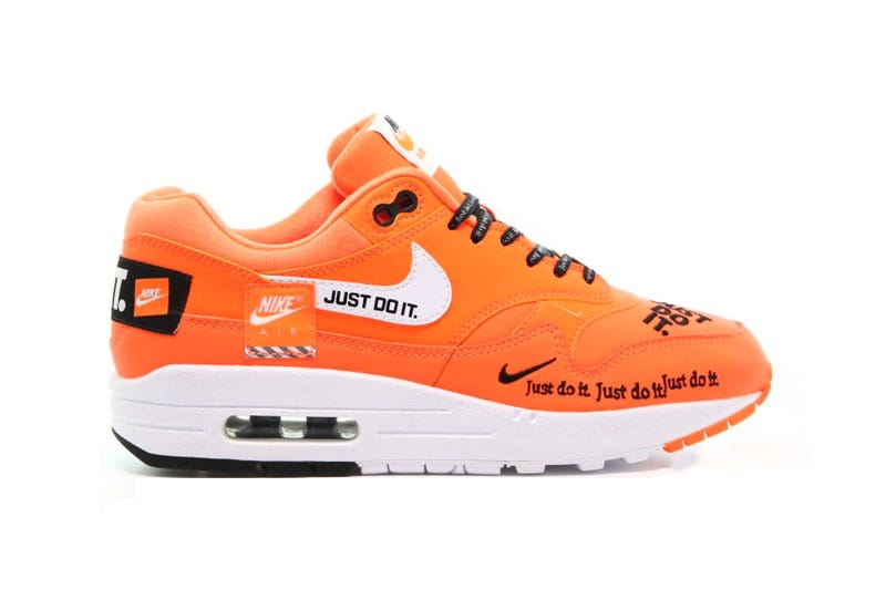 nike air max 1 just do it orange