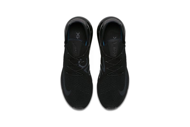 Air max 270 shop triple black flyknit