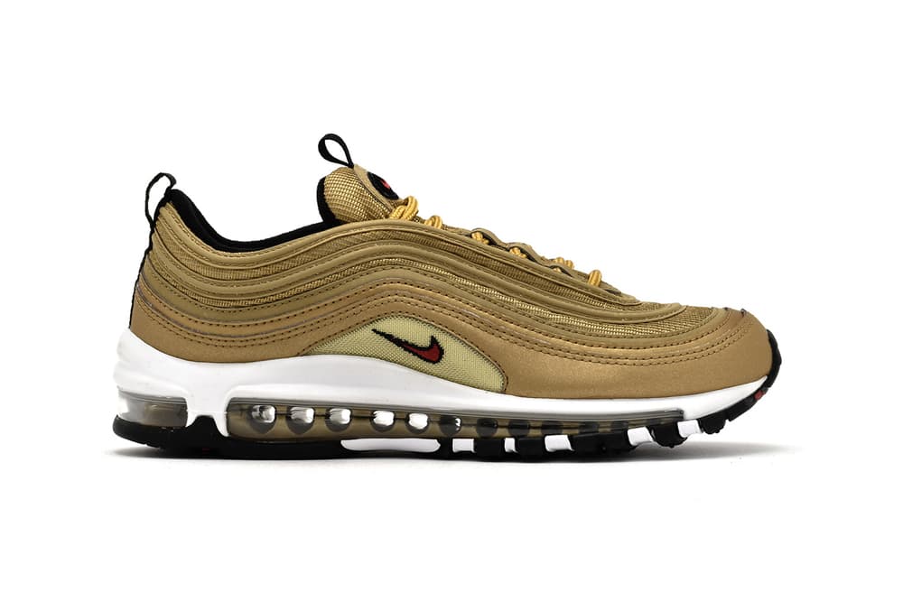 all gold nike air max 97