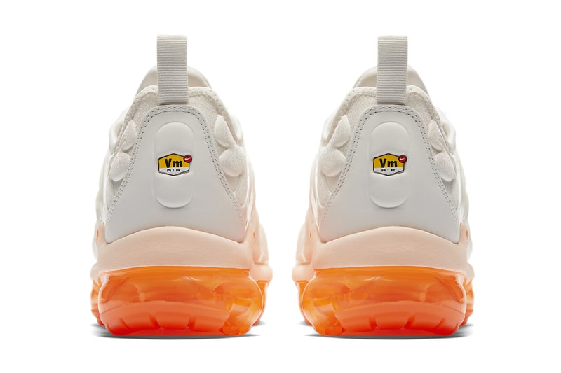 orange vapormax plus women's