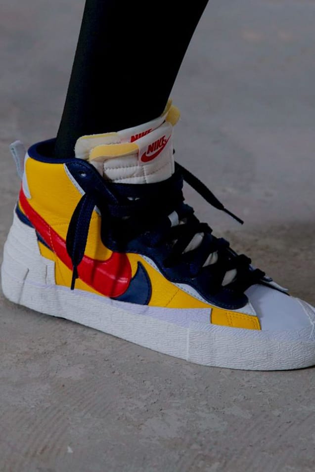 Sacai x 'blazer/dunk mid cheap yellow