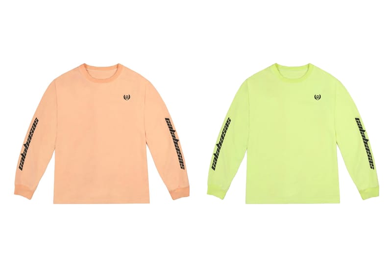 Neon deals yeezy shirt