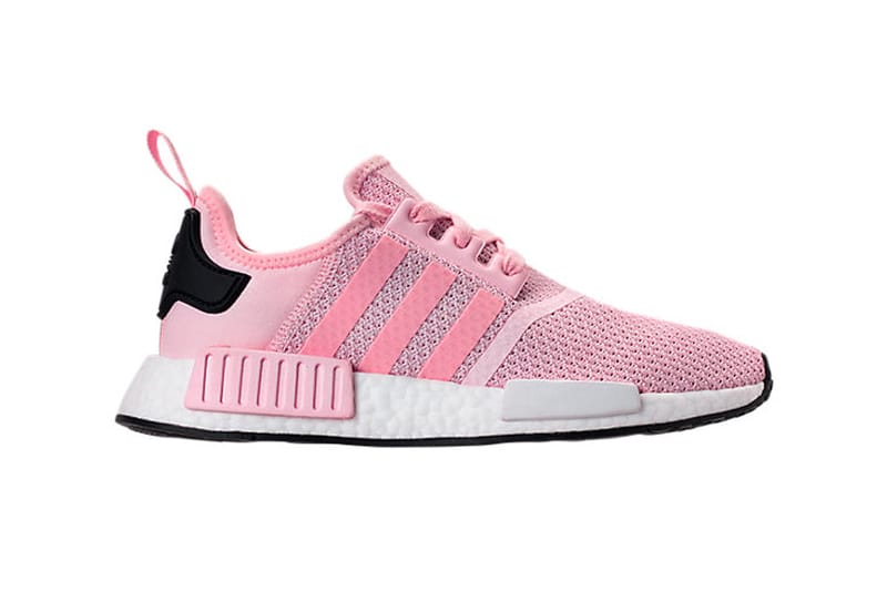 Nmd black with pink best sale