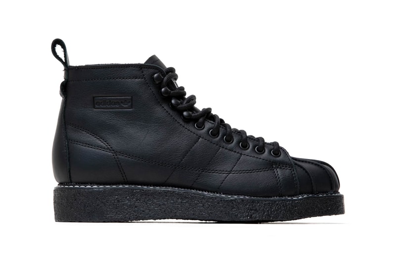 adidas superstar boot luxe black