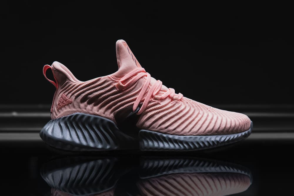 adidas alphabounce pink grey