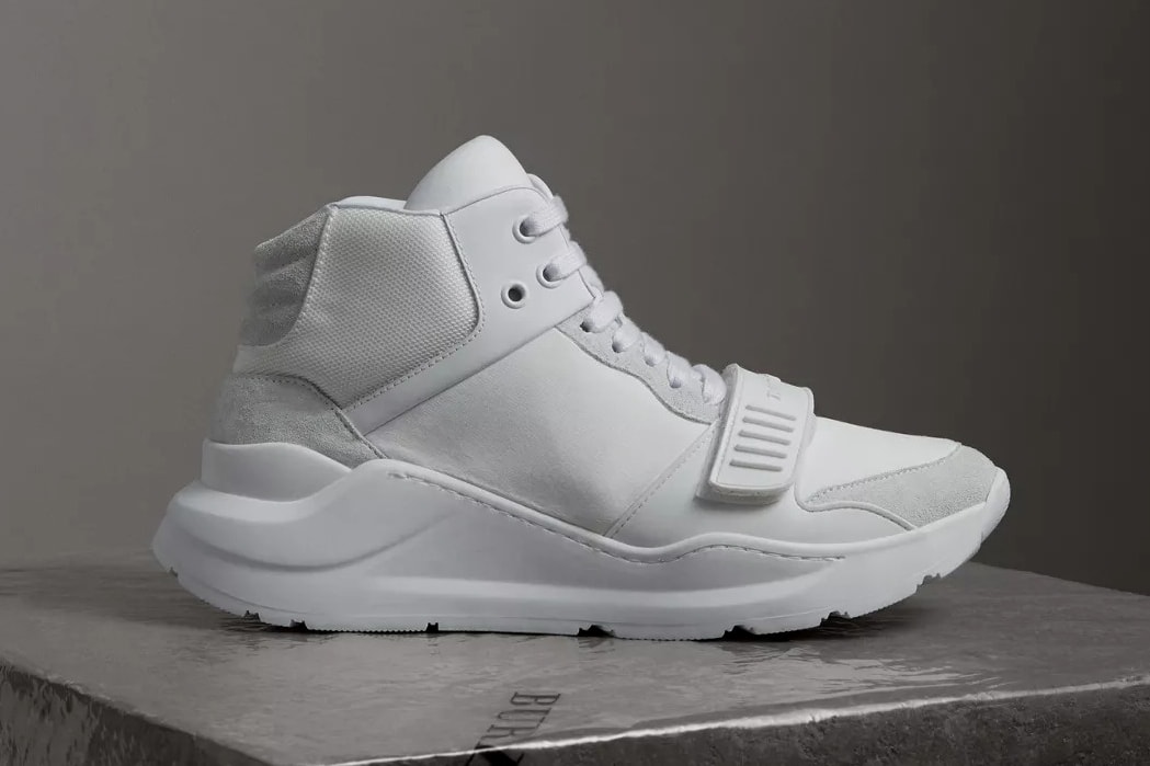 Burberry Releases Suede Neoprene White Sneakers | Hypebae