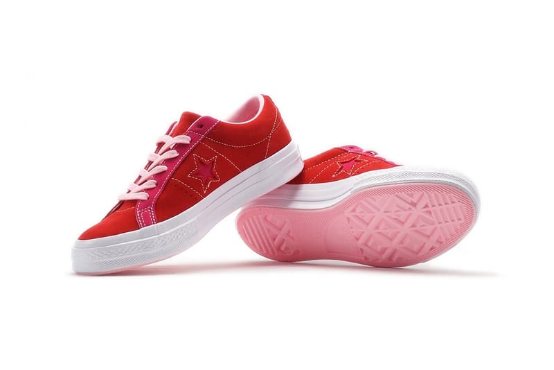 Converse one outlet star red pink