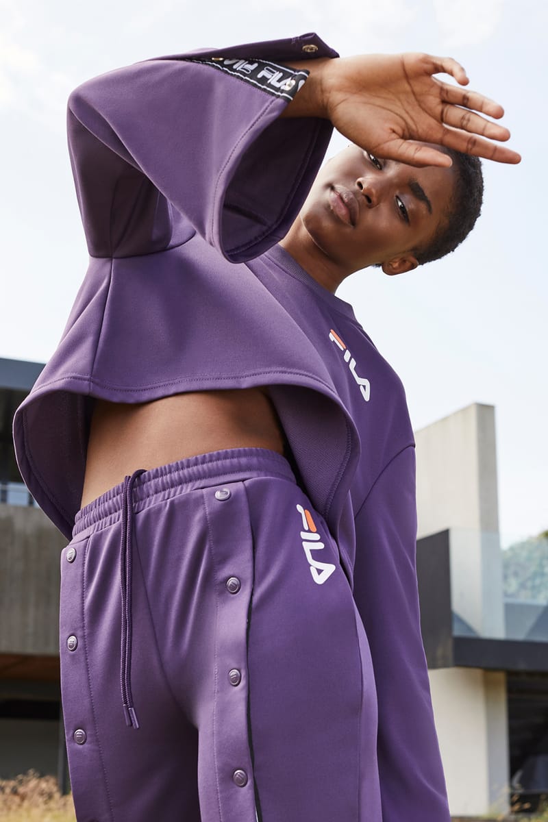 Fila sweatsuit mens purple new arrivals
