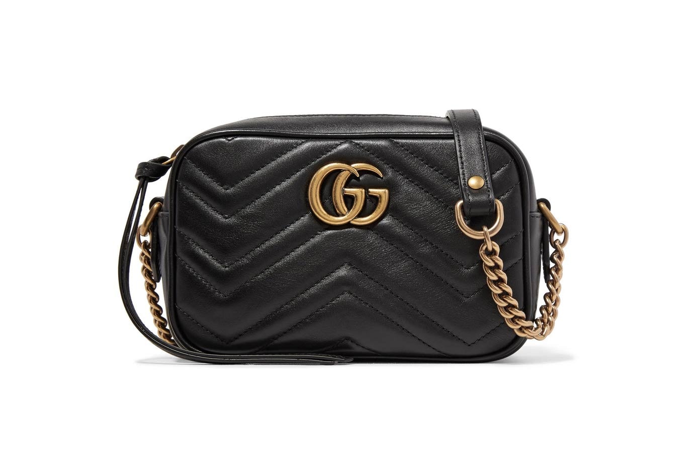 Gucci's Marmont Mini Camera Bag in Black | Hypebae