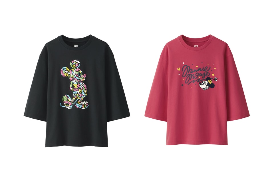 kaos uniqlo mickey mouse