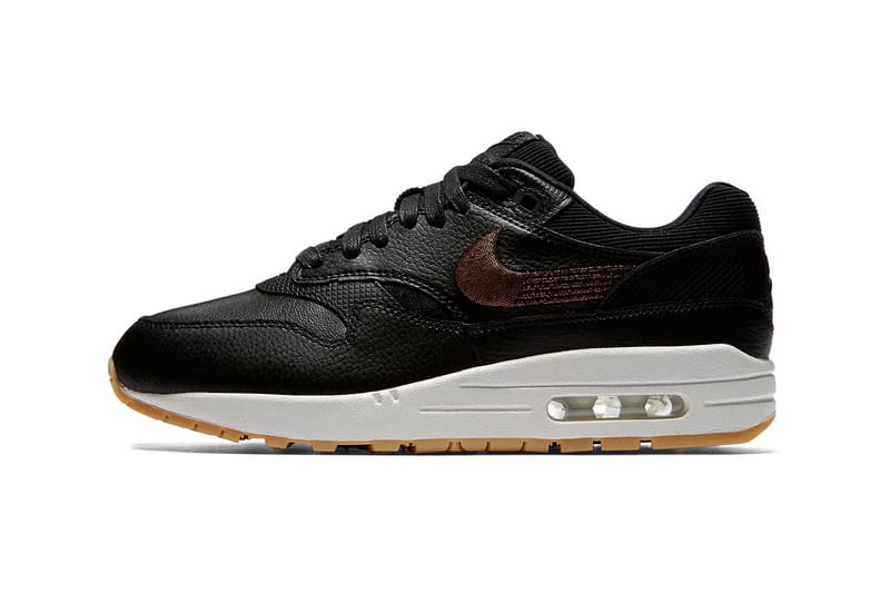 Nike air max cheap 1 premium black white