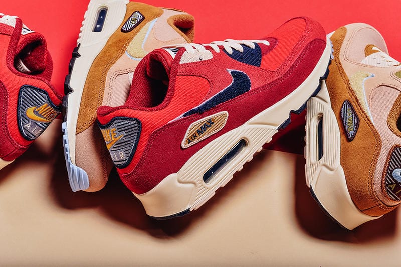 Air max 90 hot sale varsity red