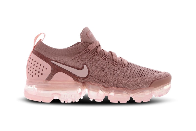 nike vapormax flyknit rust pink
