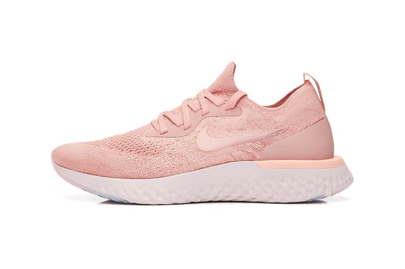 Nike epic react flyknit 2 shop rose gold & barely rose