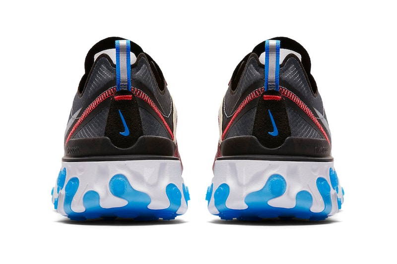 nike react 87 dark grey