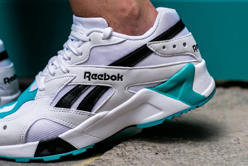 Reebok aztrek og clearance white solid teal black