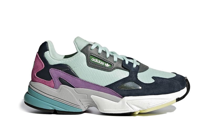 Adidas originals falcon 2025 sneaker in mint multi