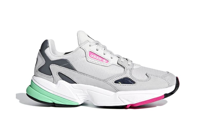 adidas Originals Falcon Gray in Pink and Green Hypebae