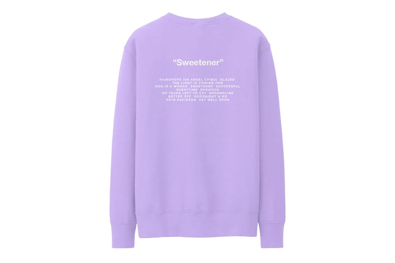 Ariana grande purple sweetener sweatshirt online