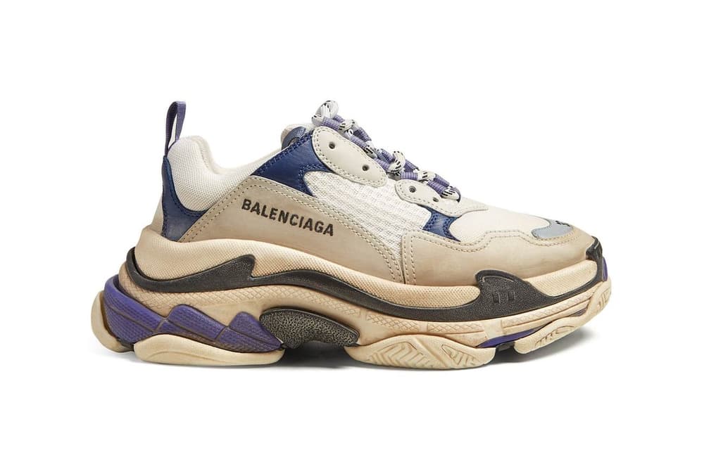 Balenciaga's Triple-S in Blue and White | HYPEBAE