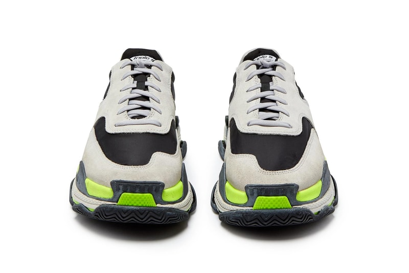 Balenciaga Triple-S Sneaker Grey, Black & Volt | Hypebae