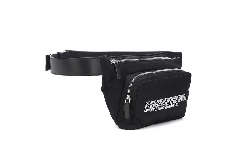 CALVIN KLEIN 205W39NYC Black Belt Bag HYPEBAE