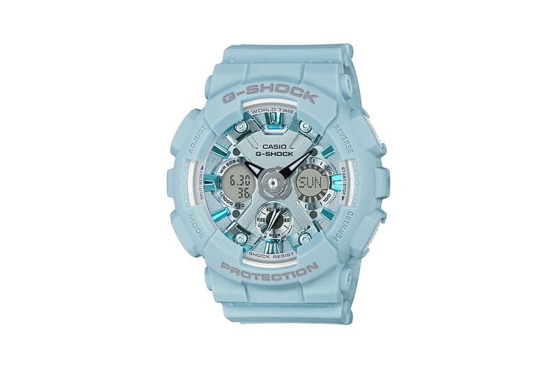 G shock sale light blue