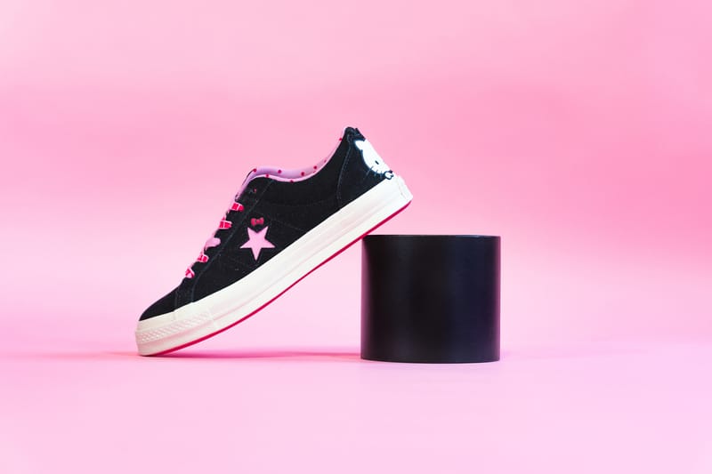 Converse x hello kitty hotsell one star low top