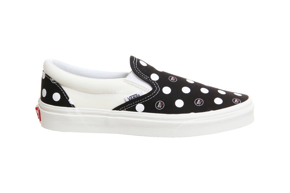 "Kiss My Vans" Polka Dot Slipon & Era Sneakers HYPEBAE