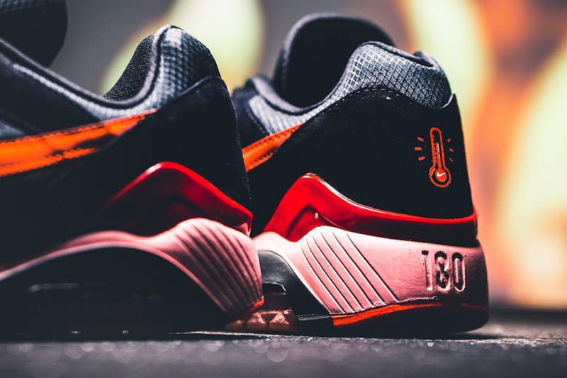 Air max cheap 180 black orange