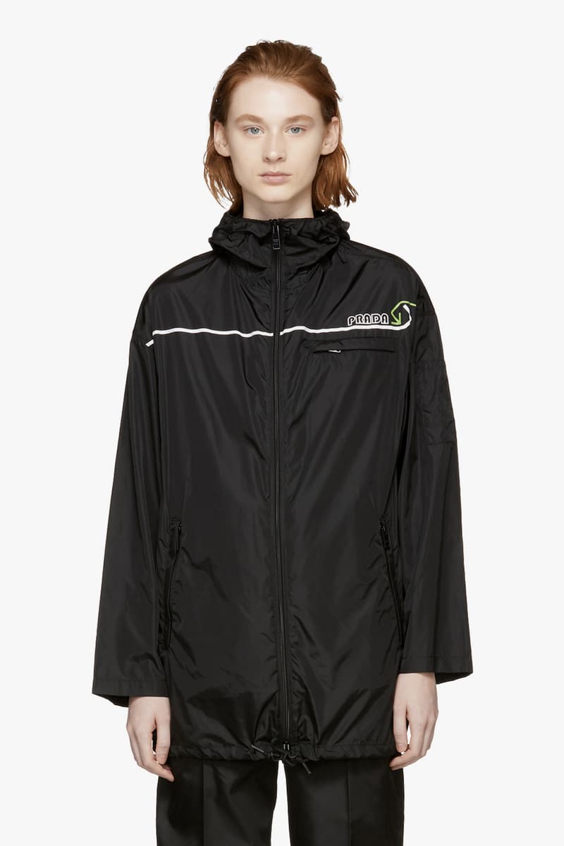 Prada nylon jacket sale clearance