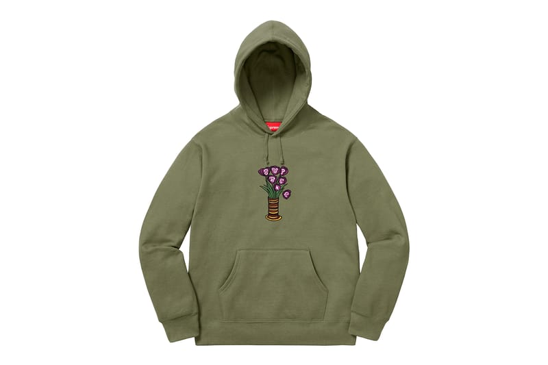 Supreme discount flowers hoodie