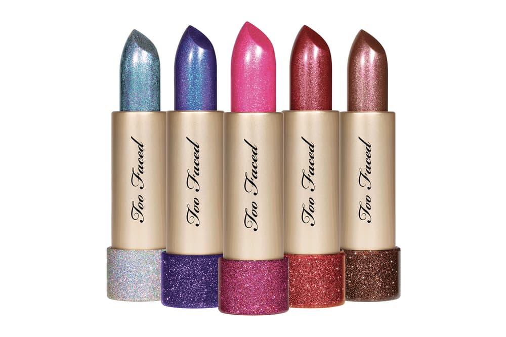 Too Faced Throwback Metallic Sparkle Lipstick HYPEBAE