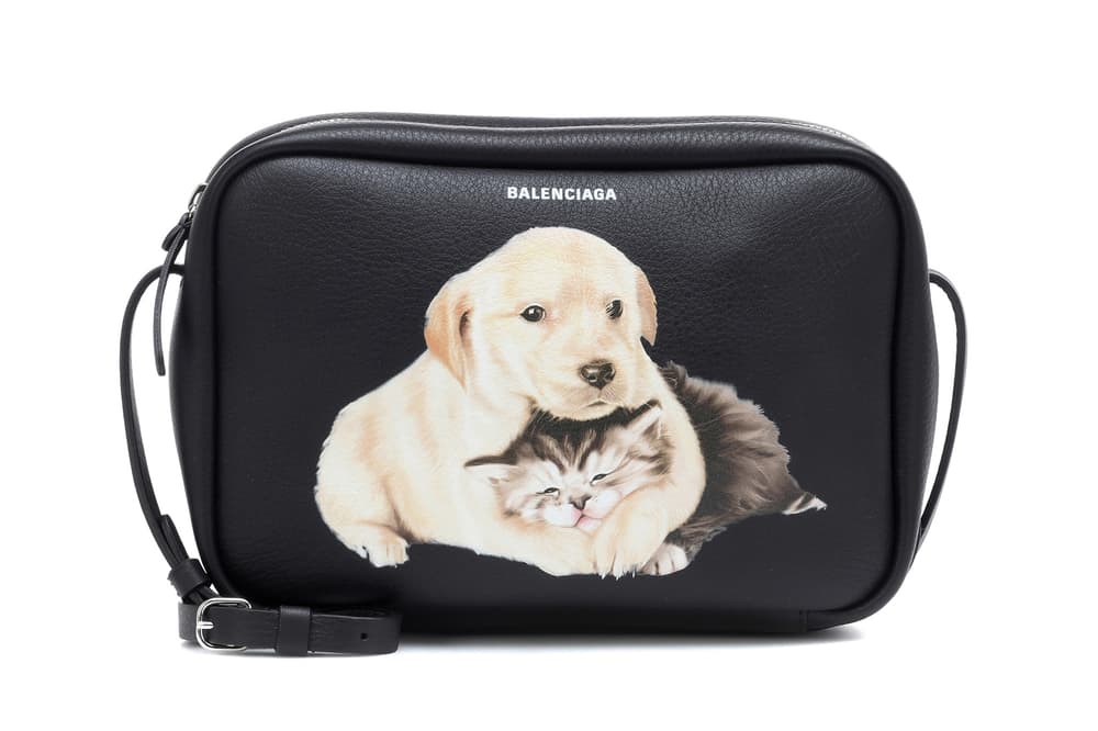 Balenciaga bag with dog and cat clearance