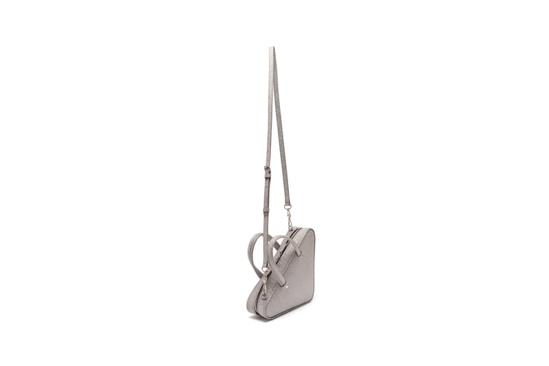 Balenciaga silver triangle on sale bag