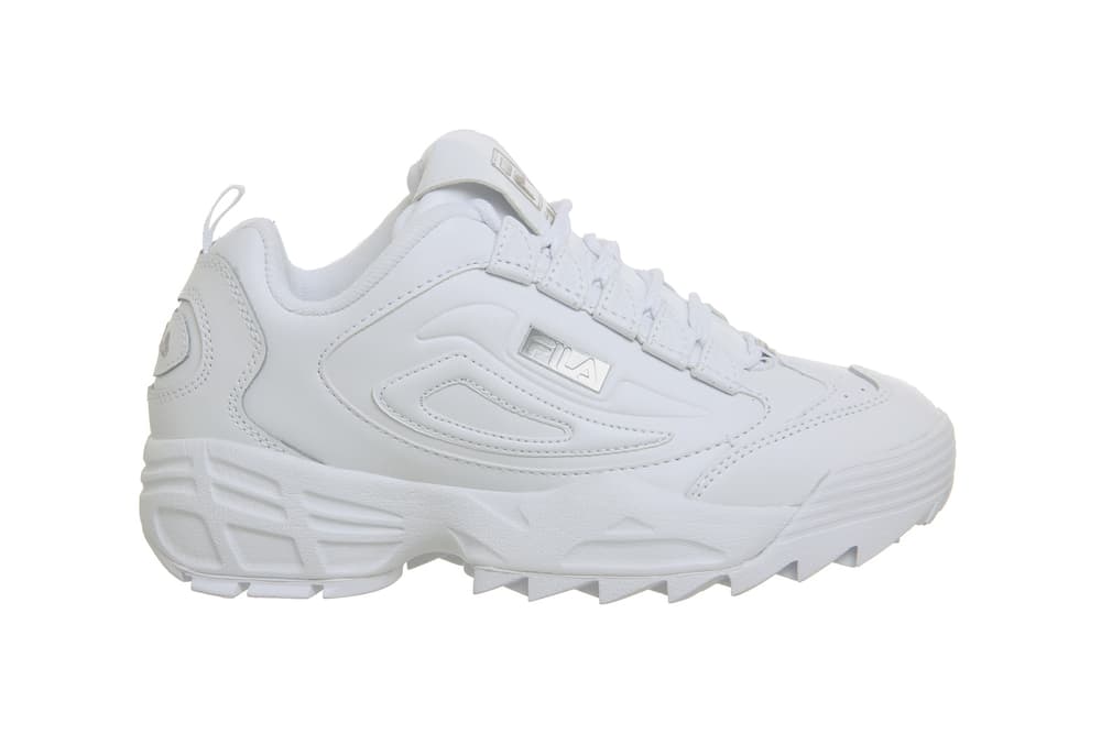 fila disruptor 3 white trainers